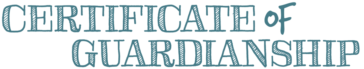 Certificate of Guardianship